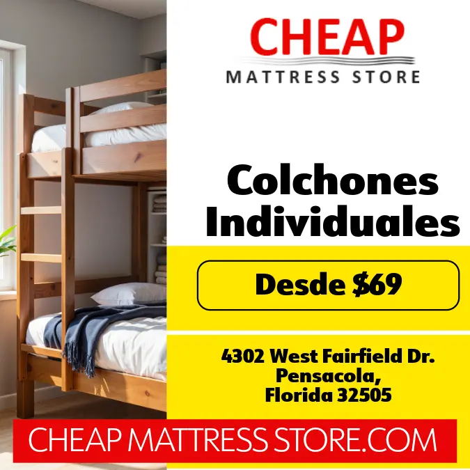 Colchones individuales económicos fabricados en EE.UU.